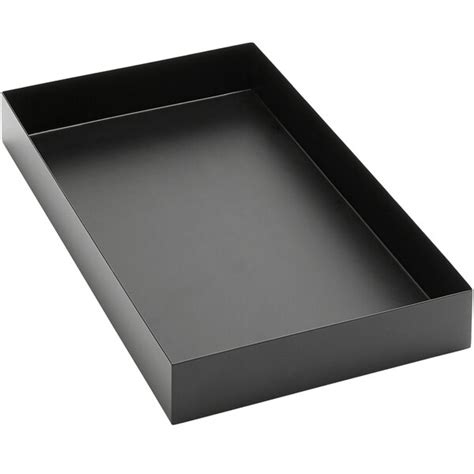 rectangular tray using sheet metal|black metal tray rectangle.